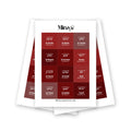 Onglets Coran Premium Miraya bordeaux - MIRAYA
